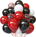 Red Black White Balloon Set